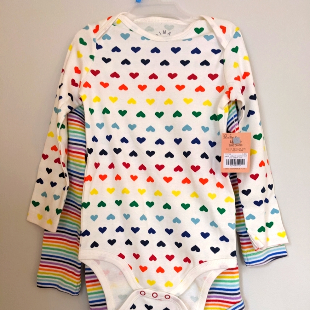 18-24 month long sleeve onesies